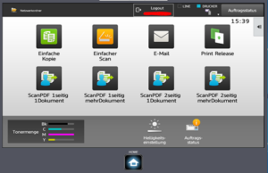 Drucker logout - Inconcepts Template